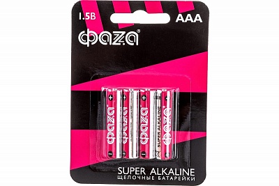    AAA/LR03 1.5 Super Alkaline BL-4 (.4) Z 5000254 495348